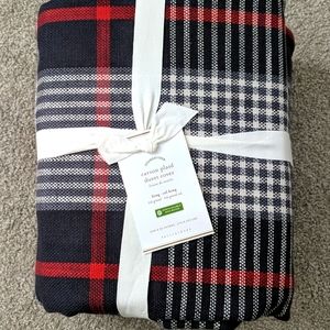 Pottery Barn Carson Plaid King Duvet Cover